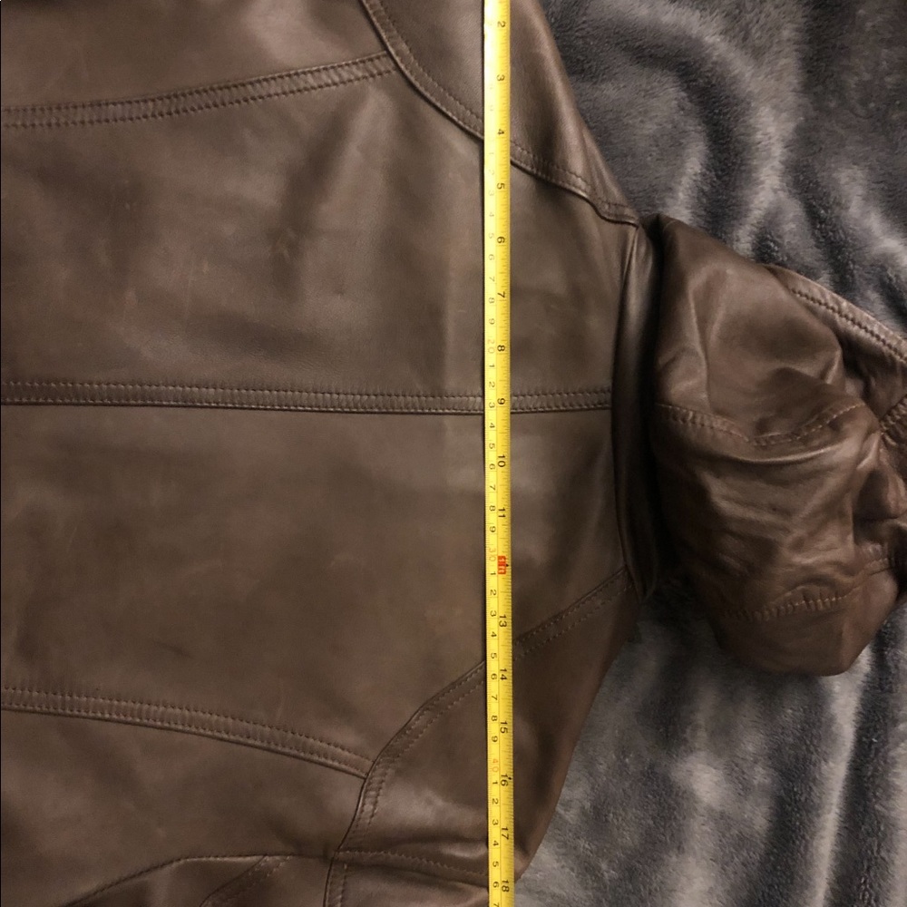 Men’s Italian leather jacket. M. NWT. - Picture 10 of 13